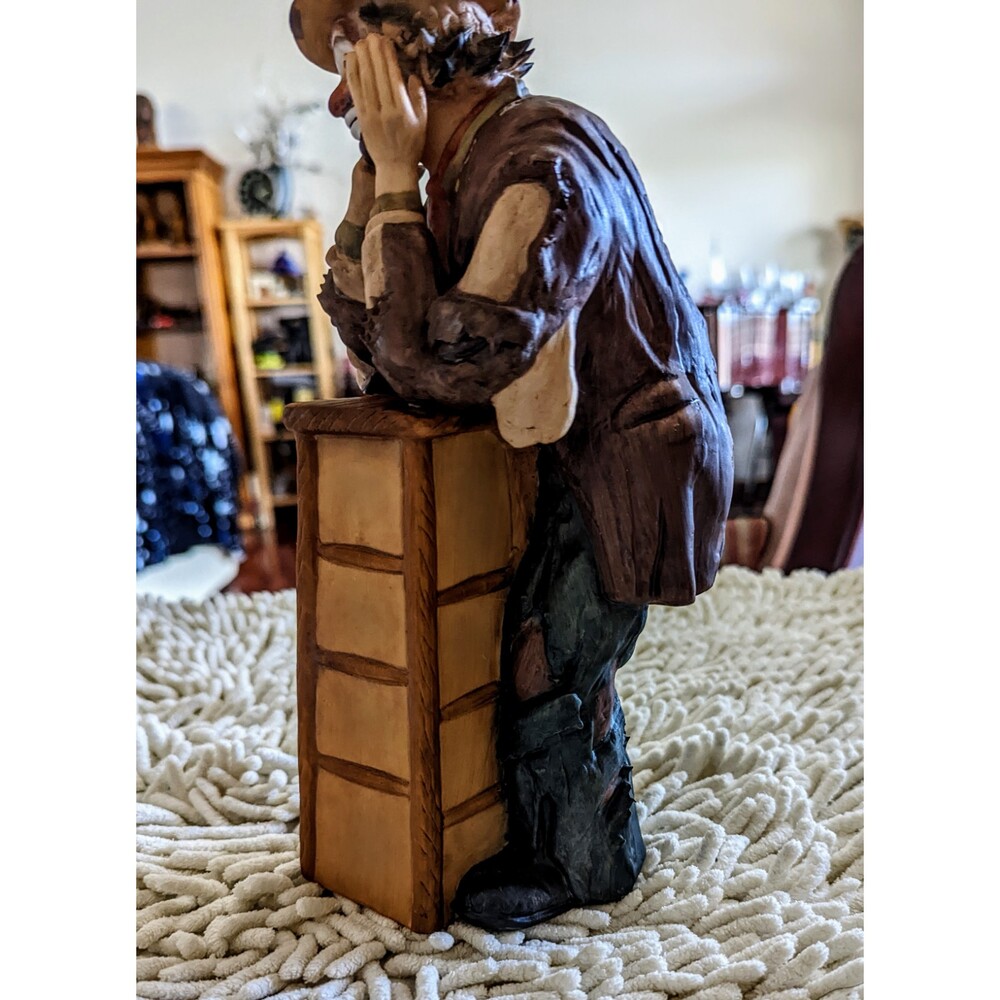 Emmett Kelly, Jr. Clown Collection "WHY ME" Flambro Limited. Edition -9 1/2" - Picture 14 of 14